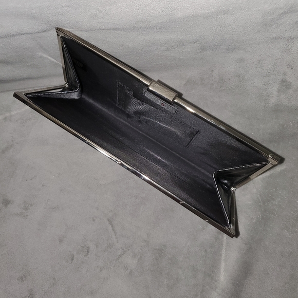 Style & Co Vegan Clutch Black - Picture 3 of 11